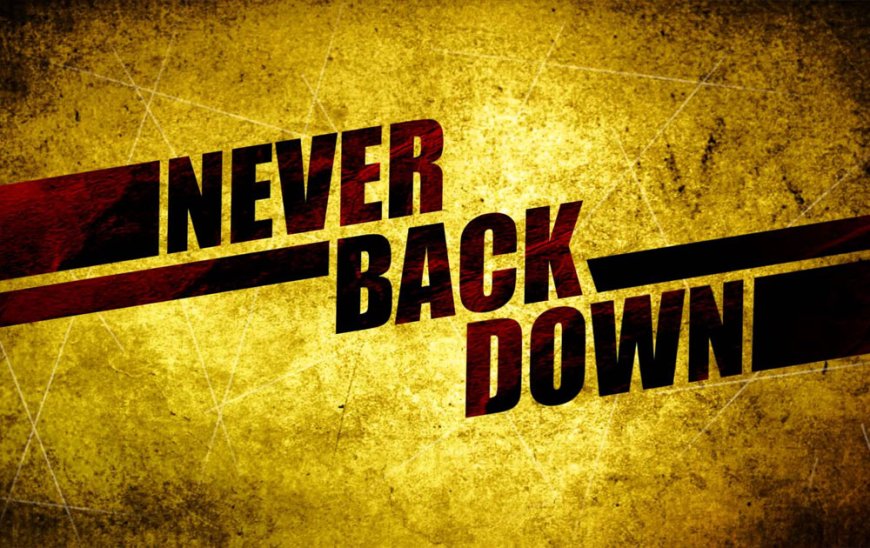 7  inspirational Never Back Down Quotes