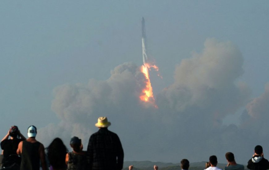 A SPACEX ROCKET EXPLODED SOON AFTER LAUNCH