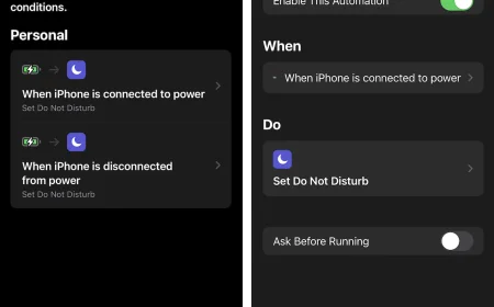 Make your iPhone quiet and power-friendly when charging (automatic)