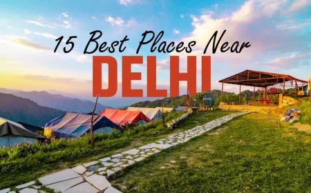 15 Best Workcation Destinations Near Delhi (2025) | Peaceful Hills, Nature & Wi-Fi Ready Spots