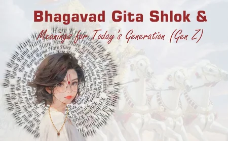Bhagavad Gita Shlok and Meanings for Today’s Generation (Gen Z)