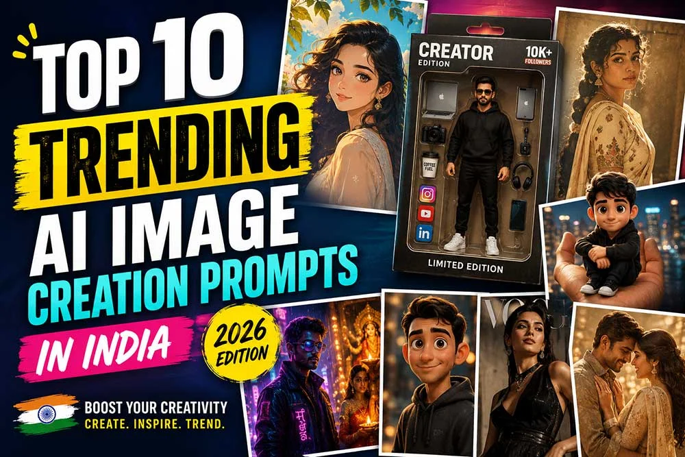 Top 10 Trending AI Image Creation Prompts in India (2026 Edition)