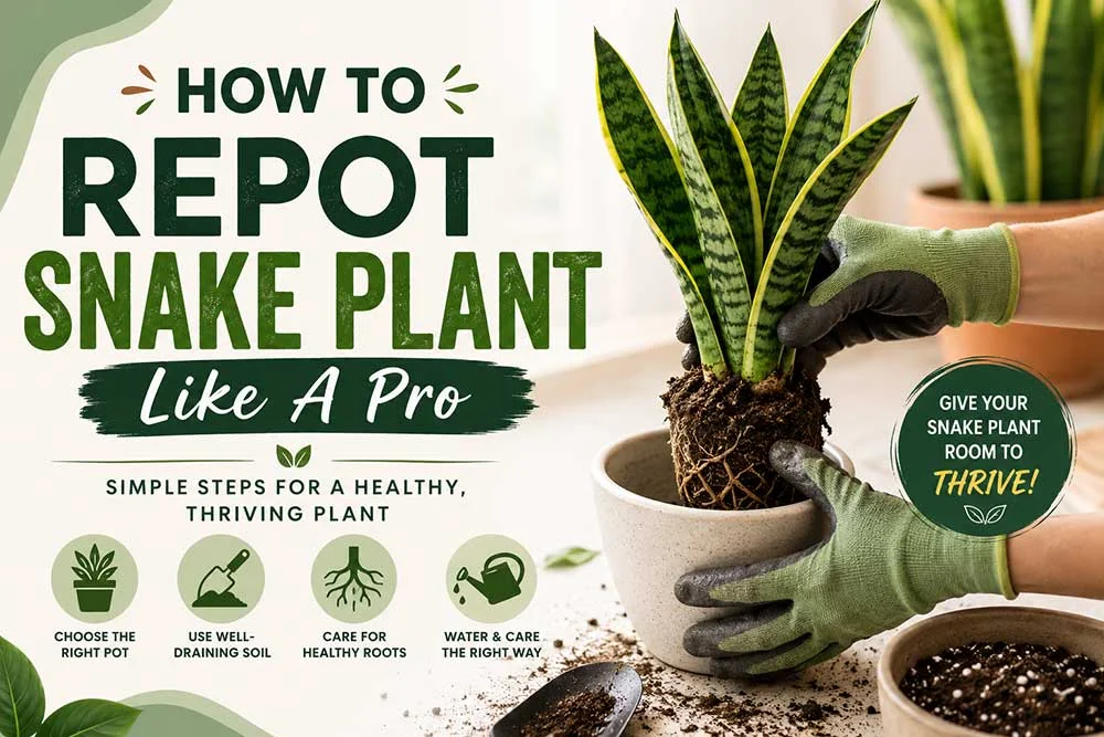 How to Repot Snake Plant Like A Pro