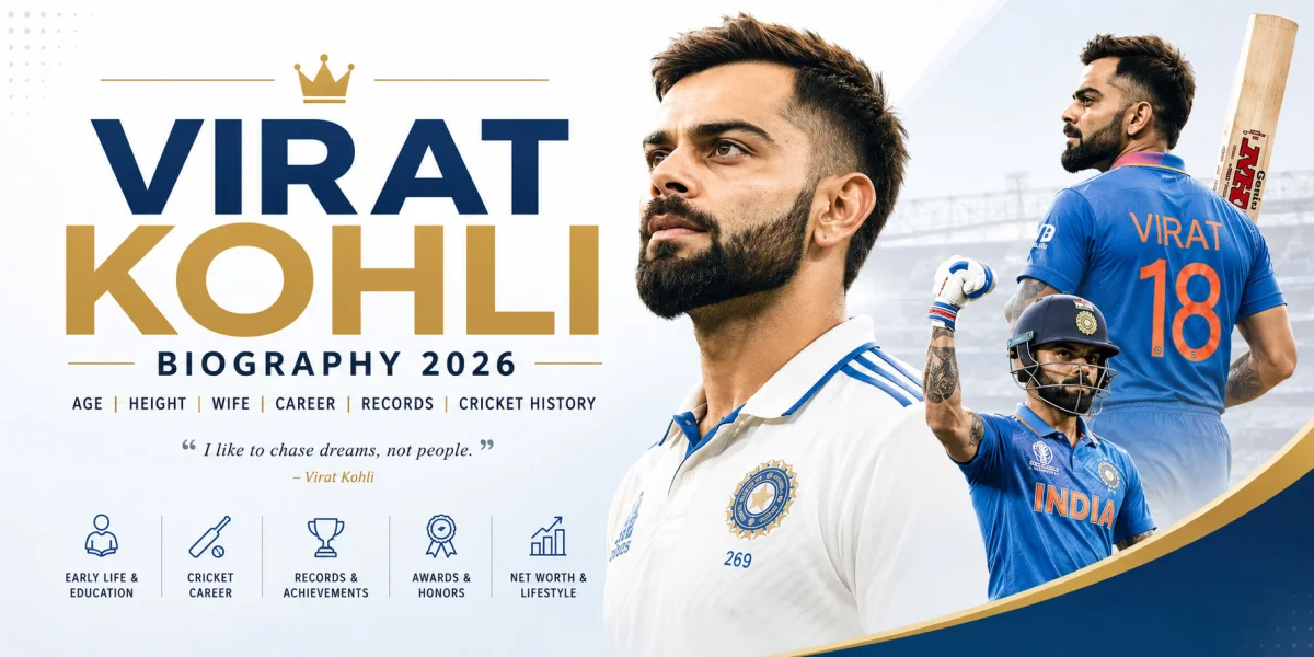 Virat Kohli Biography 2026: Age, Height, Wife, Career, Records & Cricket History