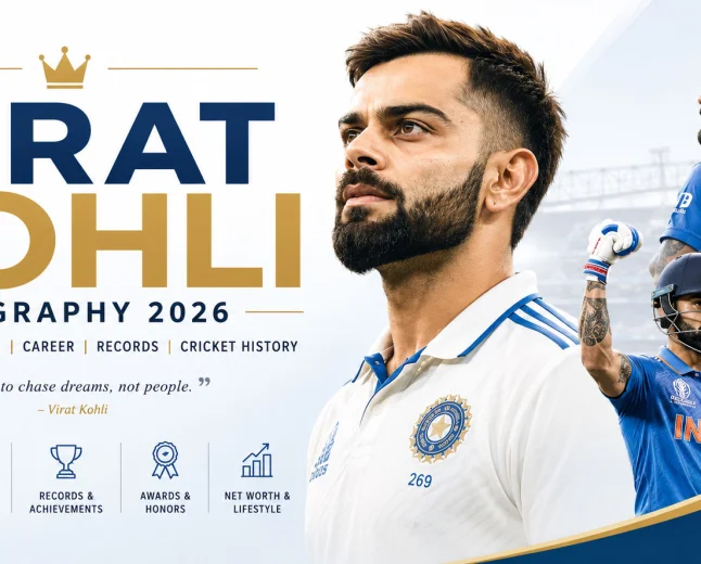 Virat Kohli Biography 2026: Age, Height, Wife, Career, Records & Cricket History
